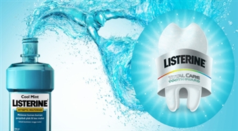 Populārais mutes skalošanas līdzeklis LISTERINE. Klīniski pierādīta efektivitāte!