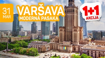 Varšavas modernā pasaka! 3 dienas! Varšavas melodijas!