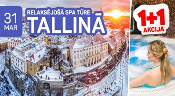 Atpūta SPA viesnīcā "Lavendel Spa Hotel" Tallinā! 2 dienas!