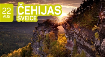 Čehijas Šveice! 5 dienas! Prāga – Čehu Šveice – Meļņikas pils - Drēzdene!