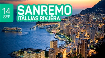Itālijas rivjēra! 10 dienas! Prāga - San Remo - Sen-pol-de-vence - Nica - Antība - Kannas - Lerinas salas - Monako - Milāna - Regensburga!