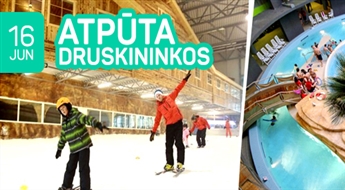 Sapņojat par ūdens priekiem vai ziemu vasarā!? Tas ir iespējams! Dodaties pavadīt brīvdienas uz kaimiņzemi Lietuvu un relaksējaties Druskininku ūdens parkā vai baudiet ziemas priekus Sniega arēnā!