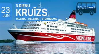 Ziemeļu pērles! 3 dienu kruīzs maršrutā Tallina – Helsinki - Stokholma!