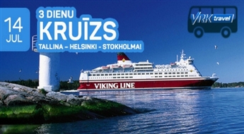 Ziemeļu pērles! 3 dienu kruīzs maršrutā Tallina – Helsinki - Stokholma!