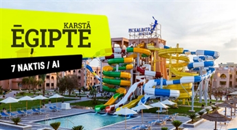 Viesnīca Albatros Aqua Park Resort 4* (AI) + Lidojums + Transfērs! 7 naktis! Karsta atpūta saulainajā Ēģiptes piekrastē!