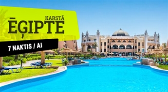 Viesnīca Jasmine Palace Resort 5* (AI) + Lidojums + Transfērs! 7 naktis! Karsta atpūta saulainajā Ēģiptes piekrastē!