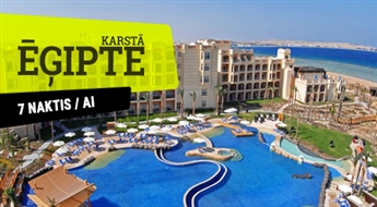 Viesnīca Tropitel Sahl Hasheesh 5* (AI) + Lidojums + Transfērs! 7 naktis! Karsta atpūta saulainajā Ēģiptes piekrastē!