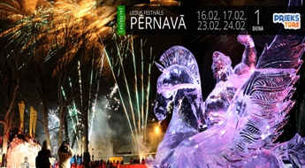Ledus festivāls Pērnavā! Ciemos pie Sniega Karalienes! Pavadi neaizmirstamas brīvdienas Ziemas parkā!