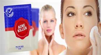Маска для лица для уничтожения черных точек „Acne Kiler” со скидкой 50%! Позаботься о коже своего лица!