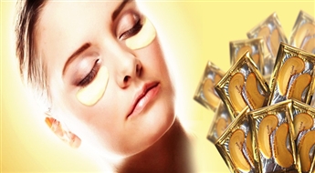 Inovatīvs risinājums ādas kopšanā! Kolagēna maska ādai ap acīm „Crystal Gold“ tikai par 0.80 Ls!