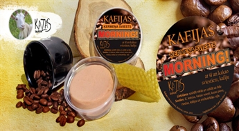 Кофейная маслянная плитка для тела “Morning” (40 г)со скидкой 50%! Macлянная плитка с кофе поможет взбодриться и улучшит настроение!