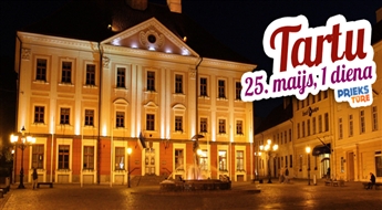 Neaizmirstama, burvīga pavasara diena pilsētā Tartu ar iespēju apmeklēt zinātnes centru AHHA un ūdens parku AURA!