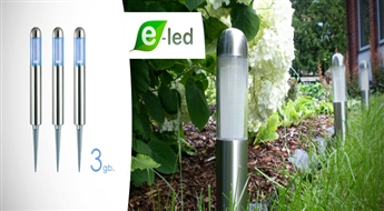 LED лампы для сада (3 шт.) со скидкой 57%! Уютное освещение для вечерних посиделок в саду!