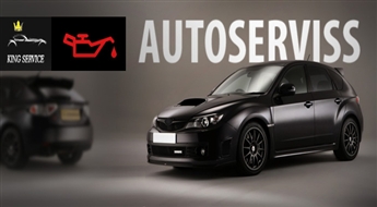 Automobiļa motora eļļas maiņa autoservisā „King Service” ar 60% atlaidi! Pērc eļļu servisā „King Service” un saņem vienu litru dāvanā!
