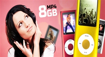 Тонкий, качественный и стильный MP4 проигрыватель только за 7.99Ls! Идеальный подарок себе, друзьям и знакомым!