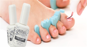 Классический педикюр с ультрастойким лаком Gelish в салоне Sirēnas со скидкой 51%!
