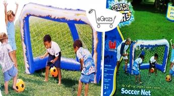 СУПЕР ПРЕДЛОЖЕНИЕ! Splash and play надувные футбольные ворота всего за 15.50 Ls!