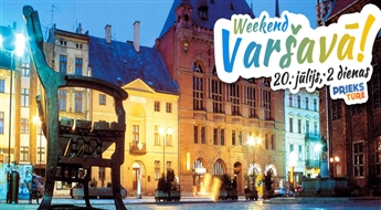 Weekend в Варшаве! Два незабываемых дня в столице Польши всего за 35.00 Ls! Насладись весенними радостями в Речи Посполитой!
