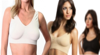 Бюстгальтер Slim Bra черного, телесного или белого цвета всего за 2.50 Ls!