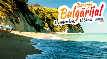Burvīgā Bulgārija! 11 neaizmirstamas dienas pie Melnās jūras! Ar iespēju ieraudzīt Miškoļci – Bukareste – Nesebra – Sozopole – Stambula! Visas naktis viesnīcās!