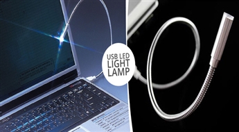 НОВЫЙ гаджет для твоего компьютера! Мини гибкая USB LED лампа для портативного компьютера всего за 2.00 Ls!