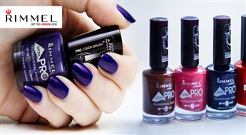 Rimmel LYCRA PRO profesionāla nagu laka par zemām cenām!  Košas, pavasara krāsas pēc Jūsu izvēles!