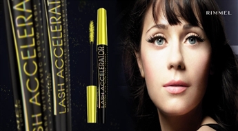 Темно коричнево – черная тушь для ресниц Lash Accelerator Mascara со скидкой 69%! Накладные ресницы Вам больше не понадобятся с новинкой от Rimmel!