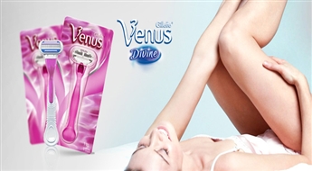 Nezini, kādu skuvekli izvēlēties? Nav problēmu! Gillette „Venus Divine” skuveklis sievietēm ar 56% atlaidi! Brīnišķīgi gluda un maiga āda!