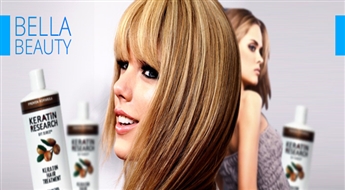 Brazīliešu ārstēšana - matu taisnošana ar keratīnu “Keratin Research” ar 50% atlaidi salonā „Bella Beauty”!