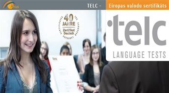 Подготовительные курсы к международному TELC экзамену немецкого языка B1/B2 в учебном центре "TVSC Arcus". Используй возможность сдать международный экзамен!