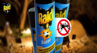 Особое предложение на Лиго! Средство от комаров и других инсектов „Raid” (200 мл) со скидкой 50%! Праздник без комаров и мух!