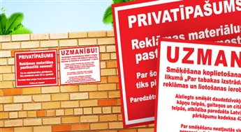 Saki „NĒ!” reklāmām! Uzlīme pastkastītēm vai kāpņu telpas logiem ar atlaidi līdz 50%!