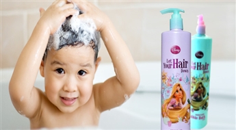 Piedāvājums mazām princesēm! Disney Rapunzel bērnu šampūns vai vannas putas (500 ml) pēc Jūsu izvēles tikai par 1.50 Ls!