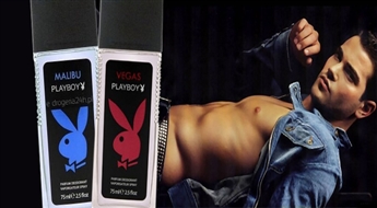 НОВИНКА! „Playboy Malibu” или „Playboy Vegas” мужской мужской парфюмированный дезодорант – спрей (75 мл) всего за 2.99 Ls!