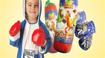 Enerģiskiem bērniem! 2.95 Ls par boksa maisu un cimdiem bērniem ar Toys Story tematiku!