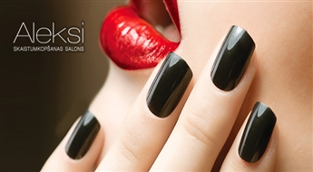 SUPER PIEDĀVĀJUMS! Manikīrs +GELISH+SPA- procedūra + roku masāža salonā „Aleksi” tikai par 7.00 Ls!