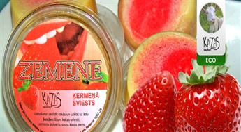 Zemeņu ķermeņa sviests ar 50% atlaidi! Parūpējies par savu ķermeni!