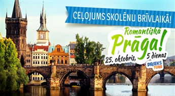 Ideāla dāvana tavai mīļotajai! Romantiskā Prāga! Prāga – Karlova Vari – Drēzdene. Visas naktis viesnīcās!