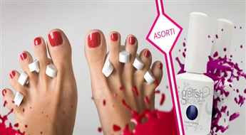 Классический педикюр+ покрытие с ультрастойким лаком Gelish HARMONY +пилинг+легкий массаж в салоне „Asorti” со скидкой 50%! Позаботься о своих ногтях!
