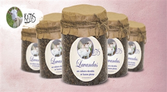 SUPER PIEDĀVĀJUMS! Lavandas ķermeņa skrubis ar kazas pienu (200 gr.) tikai par 3.20 Ls!