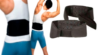 Magnētiska josta pret mugursāpēm melnā krāsā tikai par 4.99 Ls!