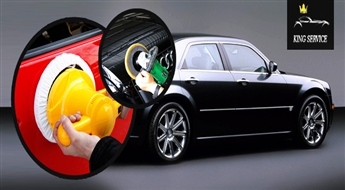 Automobiļa virsbūves krāsas pulēšana autoservisā „King Service” tikai par 70.00 Ls!