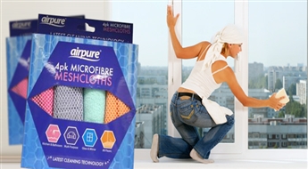 IZDEVĪGS PIEDĀVĀJUMS! Air Pure mikrošķiedru lupatiņas (4 gab.) ar 50% atlaidi!