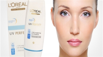 L’OREAL DERMO EXPERTISE UV PERFECT dienas krēms ar SPF50 (30ml) tikai par 3.50 Ls!