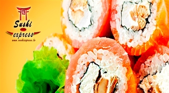 Uzaicini draugus uz Sushi-PARTY! Kabuki, Samurai, Himitsu, Hoshi VAI Bazooka suši sets pēc Jūsu izvēles no „Sushi Express” par 30% lētāk! Suši jau ir ceļā!