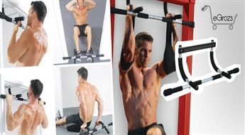 Iegūsti spēcīgu un trenētu ķermeni ar revolucionāro pievilkšanās stieni "IRON GYM" tikai par 13.90 Ls!