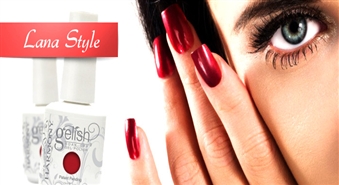 Европейский маникюр с ультрастойким лаком Gelish в салоне „Lana Style” со скидкой 58%! Позаботься о своих ногтях!