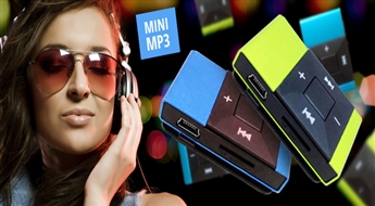 SUPER AKCIJA! Mini MP3 atskaņotājs par SUPER cenu! Tava mūzika vienmēr līdzi!