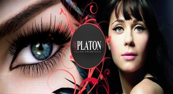 Салон красоты „Lucky Platon” предлагает Вам восхитительную возможность сделать Ваши глаза более выразительными с использованием химической завивки ресниц только за 6.50 Ls!