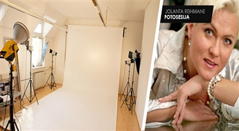 Stundu gara profesionāla un kreatīva fotosesija Rīgas kinostudijā ar 50% atlaidi! Dāvājiet sev, vai savam tuvam, mīļam cilvēkam, skaistus un neaizmirstamus mirkļus!
